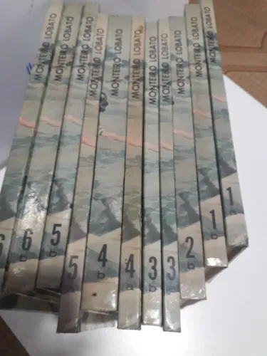 Coleção A E B Monteiro Lobato 11 Volumes Falta 1 Leia Descri