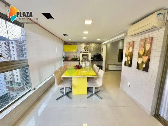 Apartamento com 3 dormitórios para alugar, 150 m² por R$ 12.000,00/mês - Canto do Forte - 