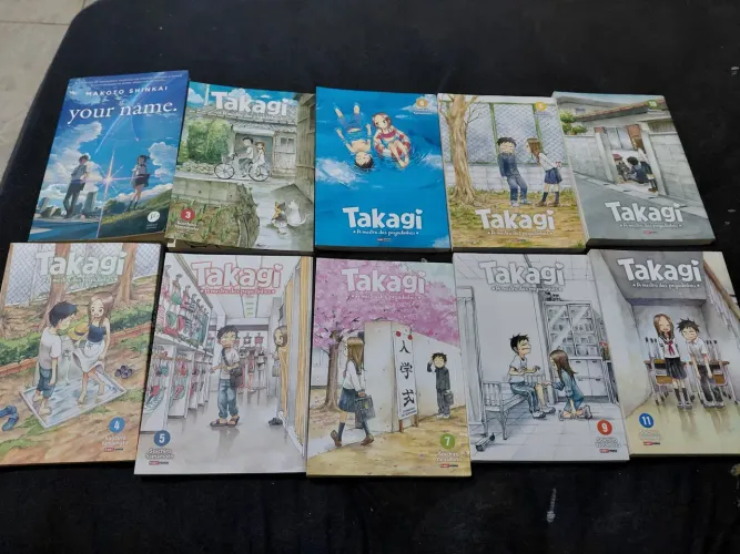 Vendo coleção de Takagi-san + Your Name - Excelente estado