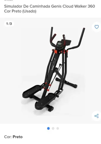 Vendo simulador de caminhada ,semi novo ótimo para você se exercitar em casa