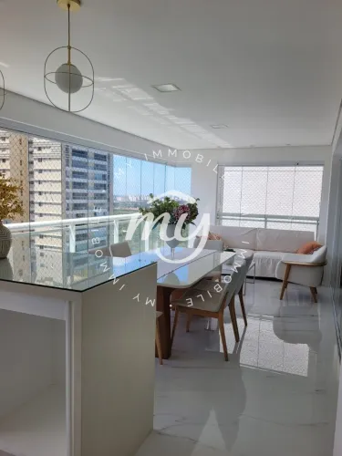 Etco Greenville | Aptº Superior 172m² | 4 Quartos | 3 Vagas | Depósito | Mobiliado