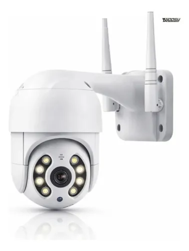 Câmera Externa Wifi Ip Prova D'água Infravermelho Woosh Cor Branco