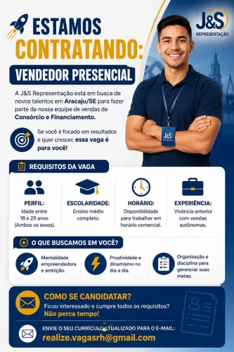 Vendedor de consórcio 
