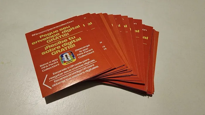 +50 envelopes digitais Copa Do Mundo Fifa 2026 Panini