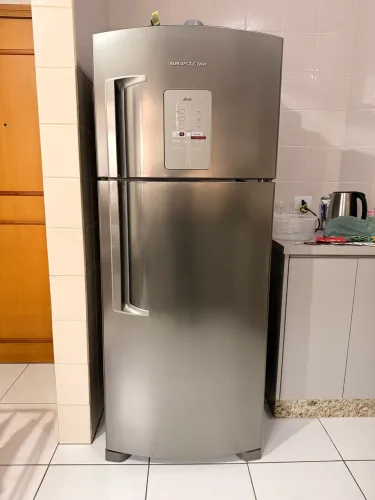 Geladeira inox Brastemp