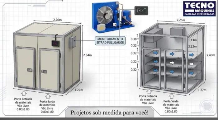 CAMARA FRIA - FIZEMOS PROJETOS DE REFRIGERAÇÃO