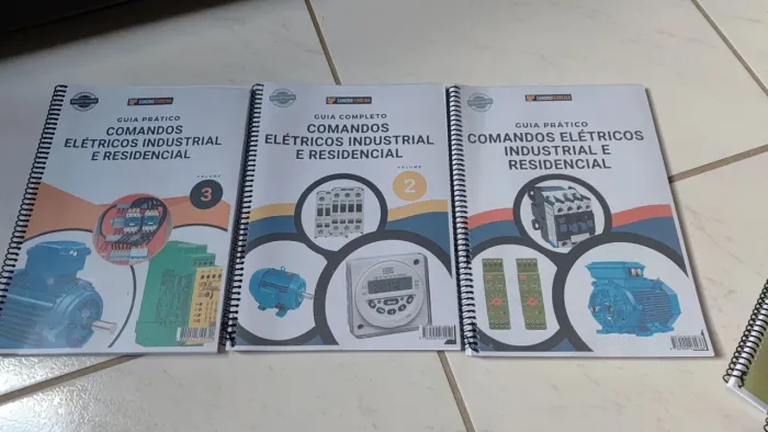 Comandos Elétricos, vol 1, 2 e 3 - Sandro Ferreira