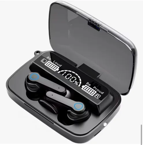 Fones De Ouvido Bluetooth Sem Fio Com LED Digital M19 TWS