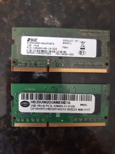 Memórias notebook DDR3 