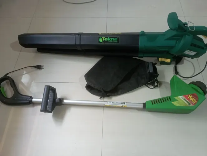 Cortador de grama e soprador aspirador tekna
