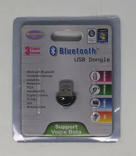 Mini Adaptador Bluetooth 2.0 Usb Dongle Novo na Embalagem