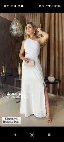 Vestido usado uma única vez