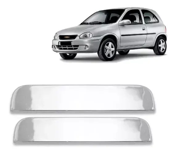 Aplique Chevrolet Astra 1999 / Corsa 2001 - Maçaneta Cromada - 2Pt - 08.009