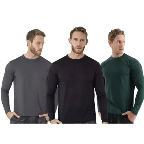 Blusa UV Camisa Segunda Pele Unissex Manga Longa Proteção UV
