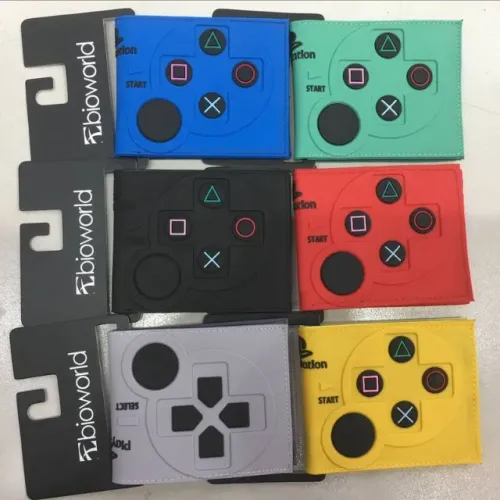 Carteira Playstation 4 - 3D Botões em Alto Relevo