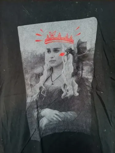 Camiseta Daenerys Targaryen Mona Lisa - P