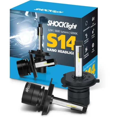 Lâmpada Super Led Mini Shocklight 32w S14 Nano H4 6000k