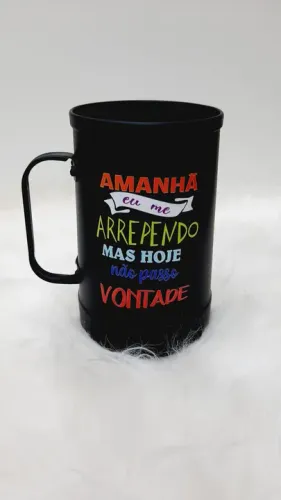 Caneca personalizada de alumínio