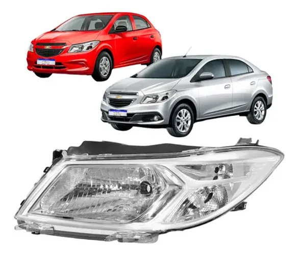 Farol Chevrolet Onix 2013 2014 2015 2016 Dianteiro Novo L.e
