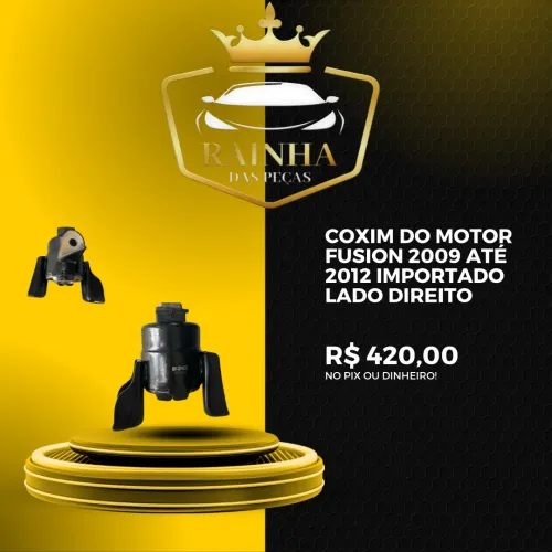 Coxim do Motor Fusion 2009 até 2012 Importado Lado Direito 