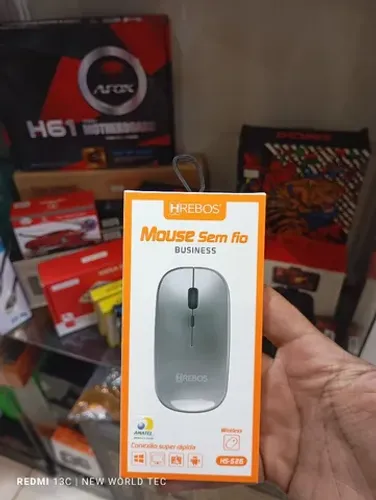 Mouse sem fio recarregável Hrebos 