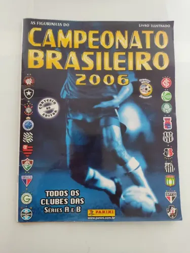 ÁLBUM DE FIGURINHAS CAMPEONATO BRASILEIRO 2006 - COMPLETO 