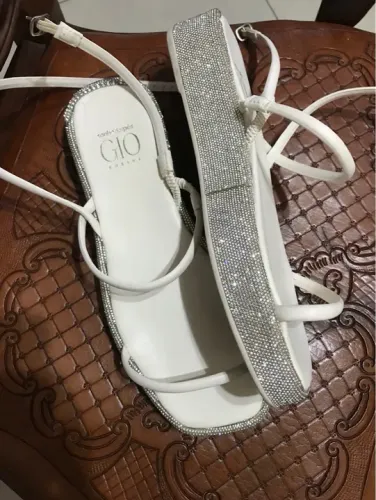 Sandálias de Strass Gio