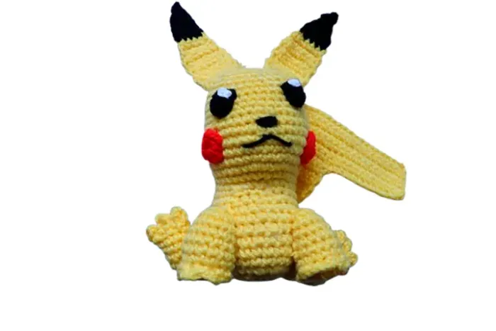 Pikachu Pokemon Amigurumi Crochê