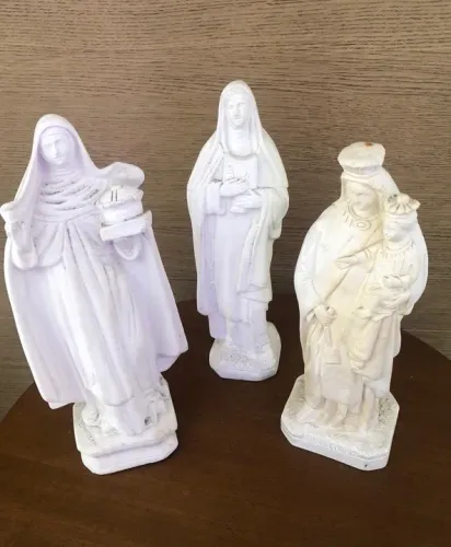 Imagens Sacras em gesso para pintar