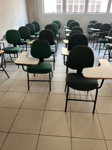 Cadeira universitária de estudo carteira escolar