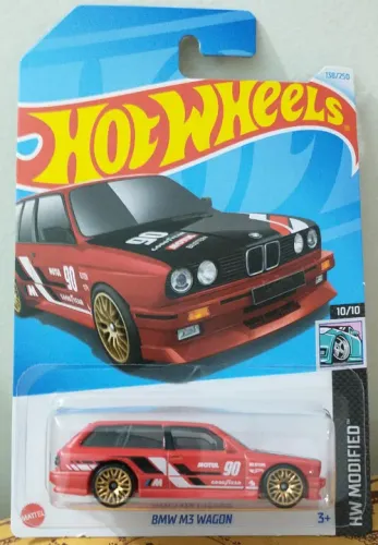 Miniatura Hot Wheels BMW M3 Wagon - Vermelha