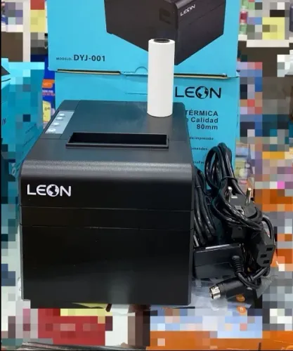 Impressora Térmica Leon DYJ-001 80mm com USB e Corte Automático - Nova