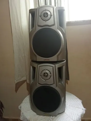 Caixa de som Aiwa modelo sxns332yl impedância 6 