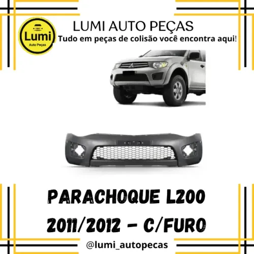 Parachoque L200 2011/2012 - NOVO 