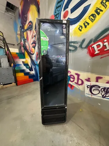 Visa cooler 230L slim full Black - imbera 