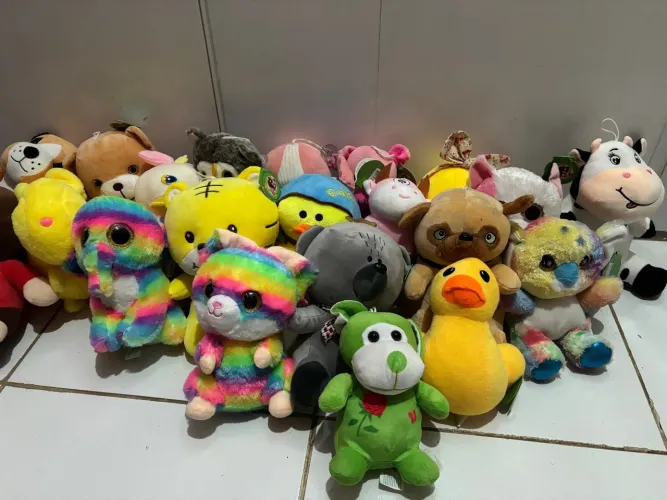 Vendo combo de pelúcias todos novos 35 reais a unidade