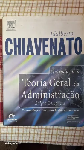 Livro Teoria Geral da Administração - Chiavenato