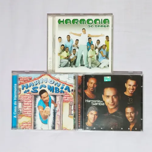 CDs Harmonia do Samba - Lote com 3 CDs