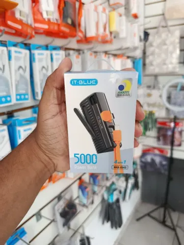 Carregador portátil 5.000 mAh It BLUE - entrega em são Luís e região 