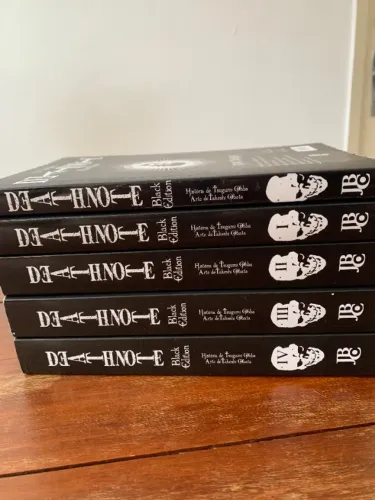 Death Note - Coleção Black Edition 1 ao 4 + Volume Como Ler