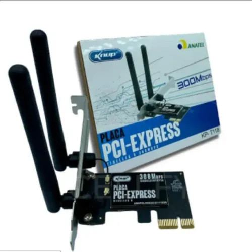PLACA PCI-EXPRESS WIRELESS KNUP 300MBPS
