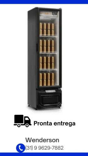 Cervejeira Gelopar Porta De Vidro 228 Litros GCB-23EV Nova
