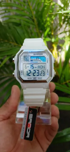 Relógio SAMDA Digital Esportivo Branco