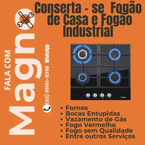 Conserto de Fogão Residencial e Industrial