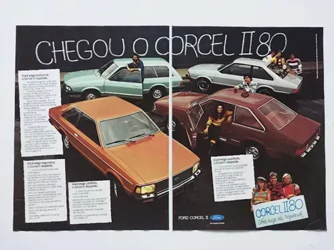 Ford Corcel II - Propaganda original de revista de época - escolha a sua