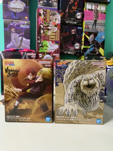 Conjunto Figure Action : Gaara e Shukaku - Vibration Stars - Originais