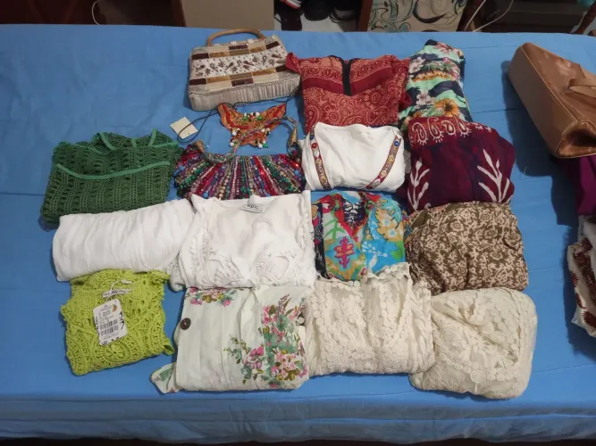 Roupas indianas tam P M G