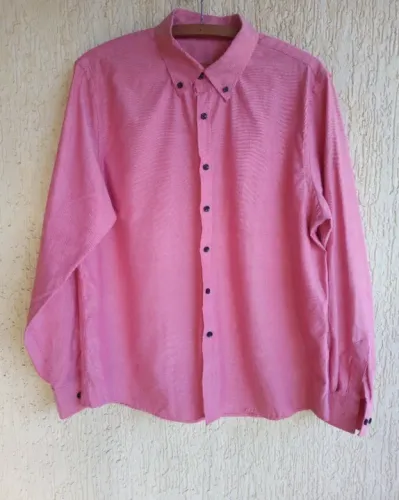 Camisa social rosa - Tam P