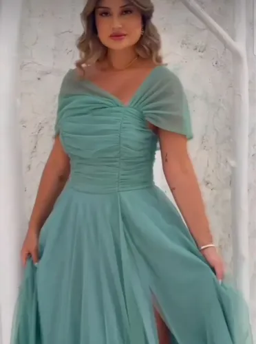 Vestido de festa madrinha casamento verde esmeralda NOVO
