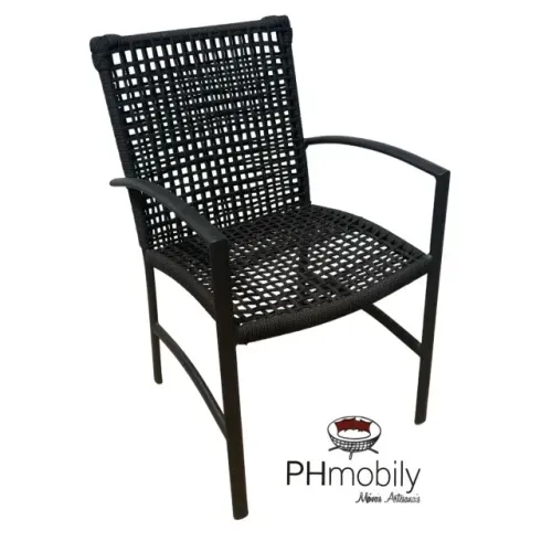 CADEIRA DE ALUMÍNIO COM CORDA NAÚTICA PARA AREÁ EXTERNA E INTERNA 